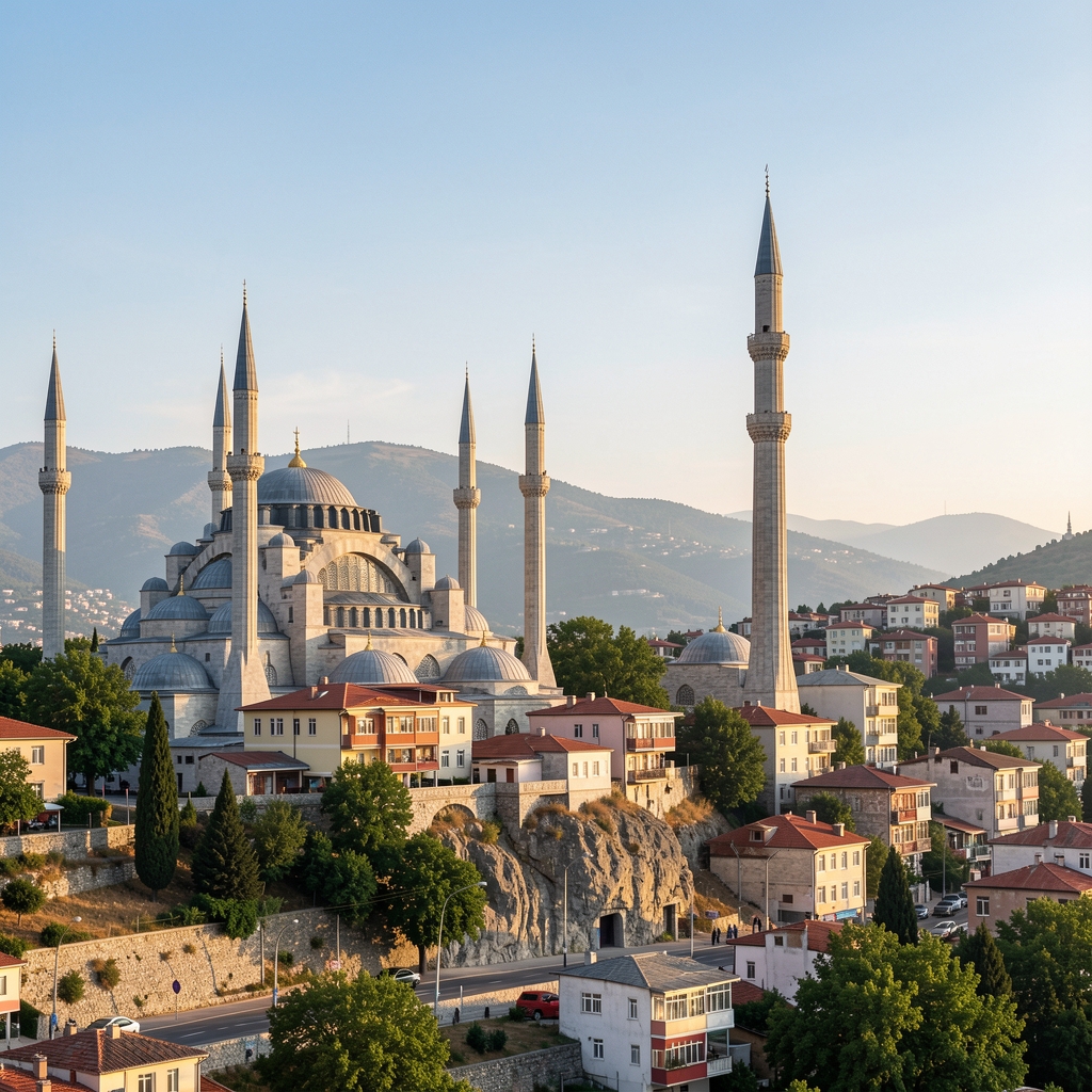 Türkiye'nin doğusunda uzanan enerji koridoru, dağ silueti ve insansız boru hattı güzergâhı